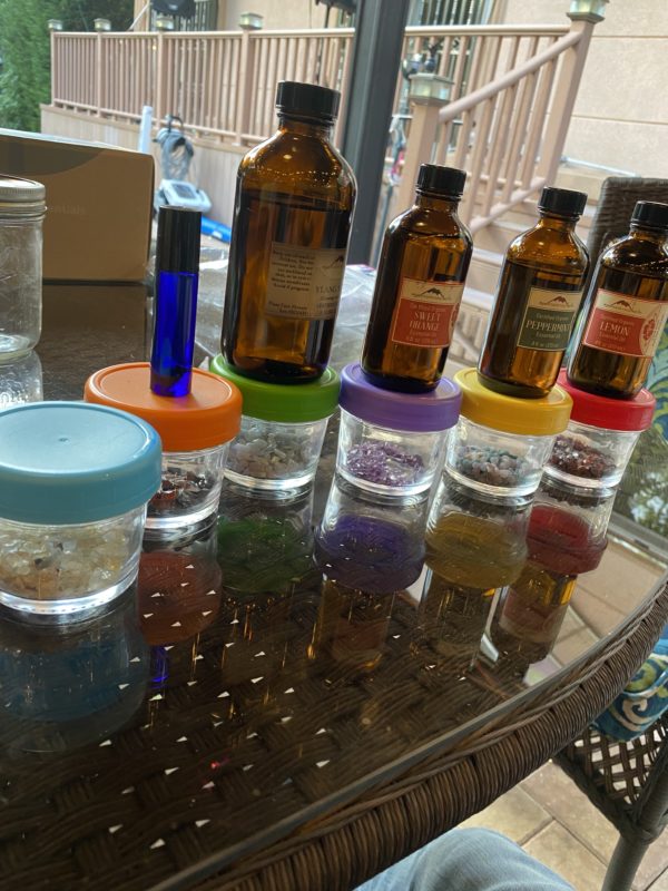 Essential Oils and Crystals Roll